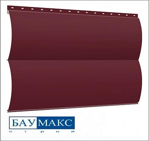 Сайдинг металлический БРЕВНО Красный RAL 3009 ПЭ